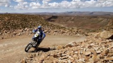 Joan Pedrero, sobre su Yamaha antes de retirarse.