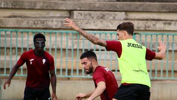 Jacobo, en el entrenamiento