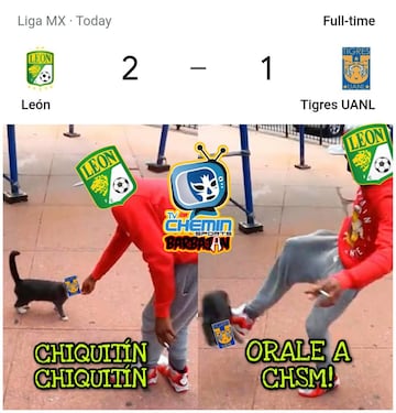 Los mejores memes del triunfo de León sobre Tigres