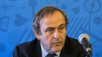 Michel Platini, presidente de la UEFA