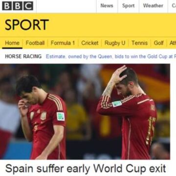 Portadas de la prensa extranjera