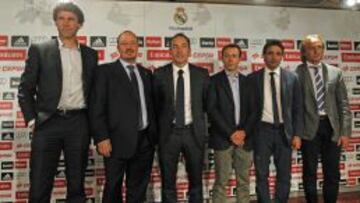 Equipo técnico cosecha del 73: Antonio Gómez, Fabio Pecchia...