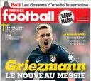 Griezmann, "el nuevo Mesías" para la revista France Football