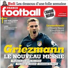 Griezmann, "el nuevo Mesías" para la revista France Football