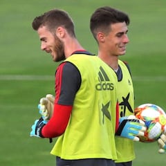 "La competencia y la relación con De Gea es sana y muy buena"