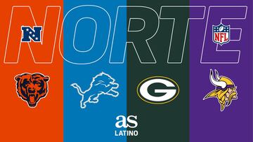NFC-Norte-Chicago-Bears-Detroit Lions-Green-Bay-Packers-Minnesota-Vikings-NFL
