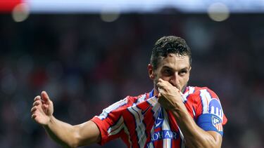 Koke se besa el escudo tras marcar el 3-0 del Atl¨¦tico ante el Girona.