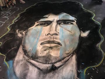 Buenos Aires sale a la calle para homenajear a Diego Armando Maradona