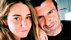 Luis Figo y su hija Daniela en Instagram por su 18 cumplea&ntilde;os