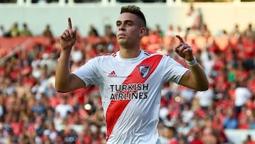 Rafael Santos Borré, delantero de River.