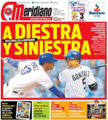 Portadas de la prensa deportiva