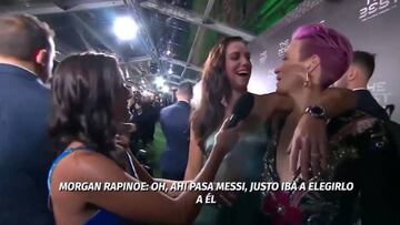 Rapinoe: "Le daría el The Best a Van Dijk, es muy mono"