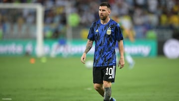 Argentina's forward Lionel Messi