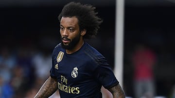 Marcelo, en el Celta-Real Madrid de la primera jornada de Liga.