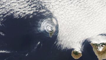 La NASA detecta cielo de caballa en La Palma: ?qu¨¦ es y por qu¨¦ se produce este fen¨®meno?