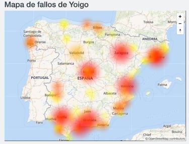 Pepephone, Yoigo y MásMóvil: problemas de conexión en sus servicios