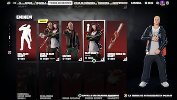 fortnite eminem skins tienda