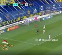 Fútbol de salón en Boca para el gol más fácil de Wanchope