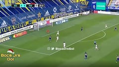 Fútbol de salón en Boca para el gol más fácil de Wanchope