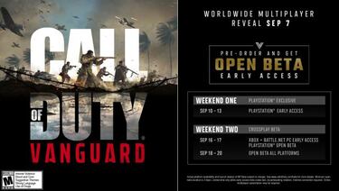 Call of Duty: Vanguard confirma los contenidos de su beta abierta