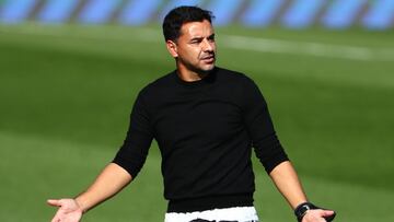 Míchel,entrenador del Huesca.