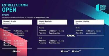 C¨®mo y cu¨¢ndo ver el Estrella Damm Open