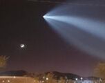 Así se vio en México el despegue del cohete Falcon 9 de SpaceX