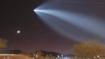 Así se vio en México el despegue del cohete Falcon 9 de SpaceX