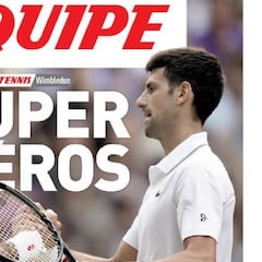 La prensa mundial se rinde a Djokovic y Federer tras su final de Wimbledon: "Superhéroes"