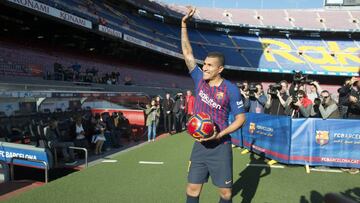 PRESENTACI&Oacute;N JEISON MURILLO COMO NUEVO JUGADOR DEL BARCELONA 