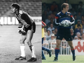 Jugó en el Real Madrid desde 1989 hasta 1991. Tras pasar tres años en el C.D. Logroñés fichó en 1994 por el Barcelona.