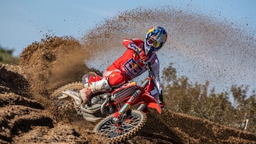 Jorge Prado, con la GasGas.