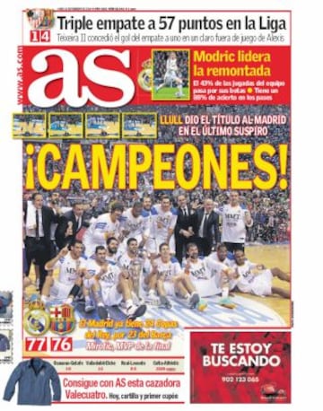 Las portadas de AS de febrero