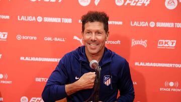 Simeone, entrenador del Atlético.