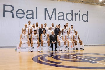 Foto oficial del Real Madrid de baloncesto