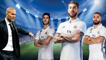 ¡¡Equipazo!! el 11 cien por cien español del Madrid de Zidane