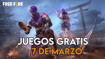Free Fire hoy códigos 7 de marzo