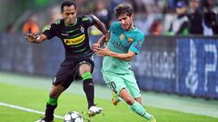 Animal Sergi Roberto: corrió casi 12 kilómetros ante el Gladbach