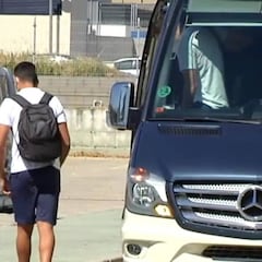 Los jugadores de Fuenlabrada ya están en Madrid