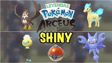 Pokémon Shiny en Leyendas Pokémon Arceus: cómo identificarlos y consejos