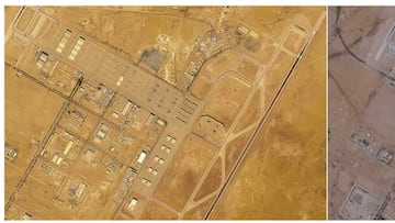 Imágenes satelitales muestran la actividad de EEUU en el país vecino de Irán