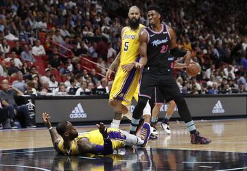 LeBron cometió tres faltas a lo largo del partido.