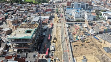 Esta es la construcción de la estación 11 del Metro de Bogotá, la más grande de la Línea 1 y que contará con mercado, conexión con Transmilenio y más.
