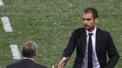 Guardiola y Ferguson, con Unicef