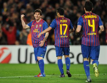 El 3 de marzo de 2012 Leo Messi marcó su primer repóker (cinco goles) al Bayer Leverkusen. El FC Barcelona gano 7-1 en el partido de vuelta de octavos de final de la Champions League.