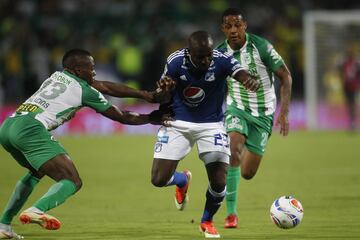 Los goles del partido fueron anotados por Dayro Moreno, para Nacional, y Christian Marrugo por Millonarios. 