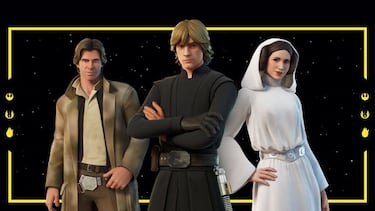 Parche 22.30 de Fortnite: skins de Luke, Han Solo y Leia, evento Star Wars y más