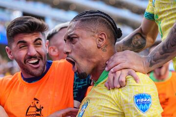 La Selección Colombia y la Selección de Brasil igualaron 1-1 en el cierre del Grupo D de la Copa América, gracias a las anotaciones de Rapinha y Daniel Muñoz.