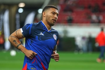 Juan Escobar of Cruz Azul during the game Guadalajara vs Cruz Azul, corresponding to Round 16 of the Torneo Apertura 2023 of the Liga BBVA MX, at Akron Stadium, on November 04, 2023. 

<br><br>

Juan Escobar de Cruz Azul durante el partido Guadalajara vs Cruz Azul, correspondiente a la Jornada 16 del Torneo Apertura 2023 de la Liga BBVA MX, en el Estadio Akron, el 04 de Noviembre de 2023