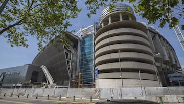 El Bernabéu 'entra en fase 1' y ya se van viendo los cambios en el exterior del estadio